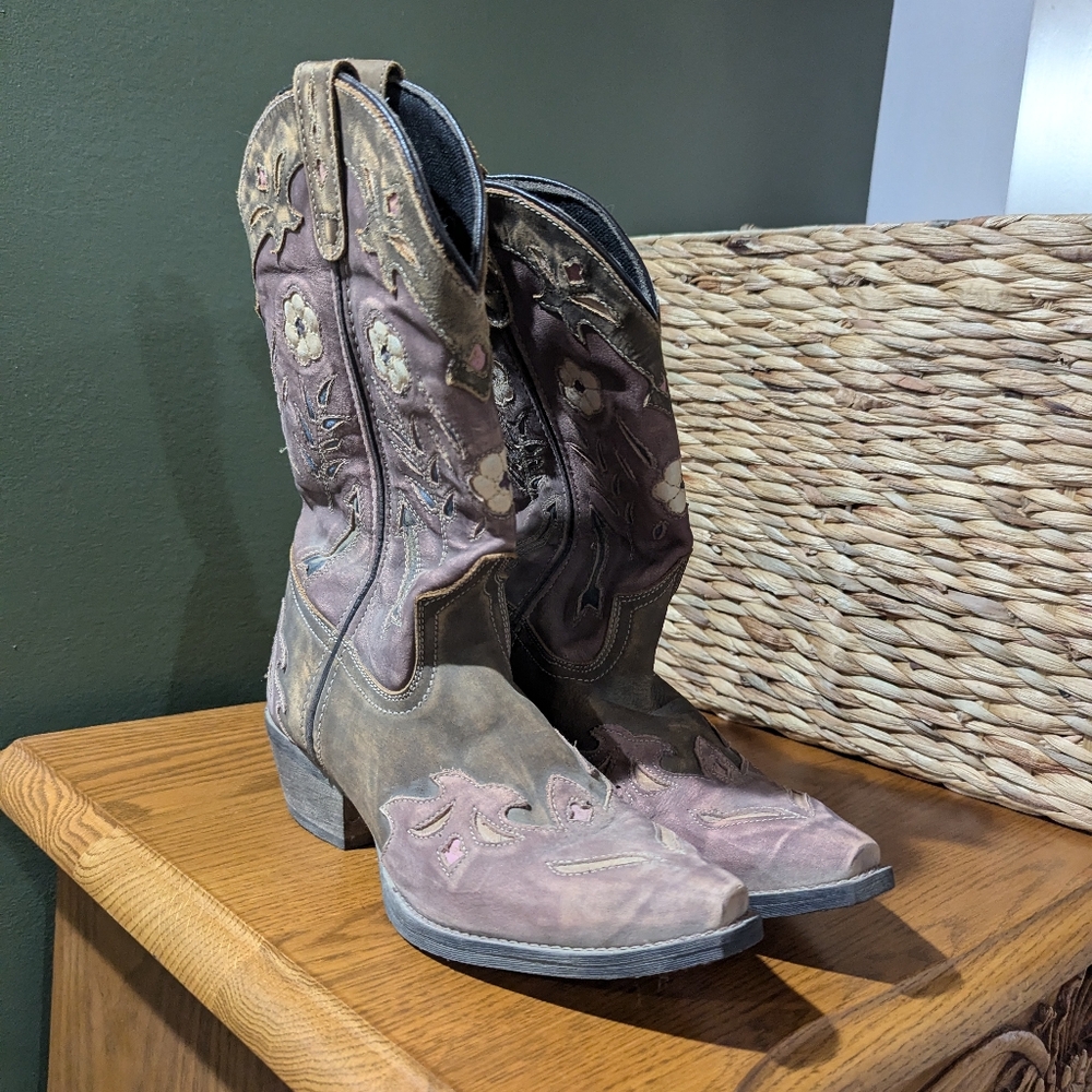 Laredo Miss Kate Fancy Cowboy Boots Size 9